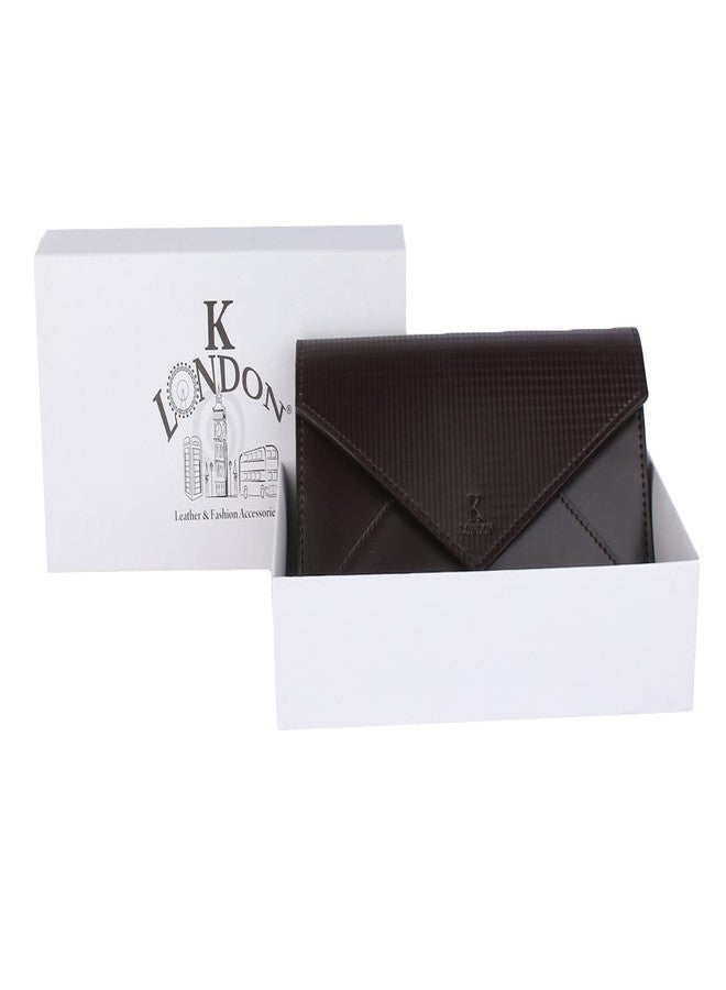 محفظة يد نسائية من تصميم K London Envelop Design (6008_بني) - Image 3